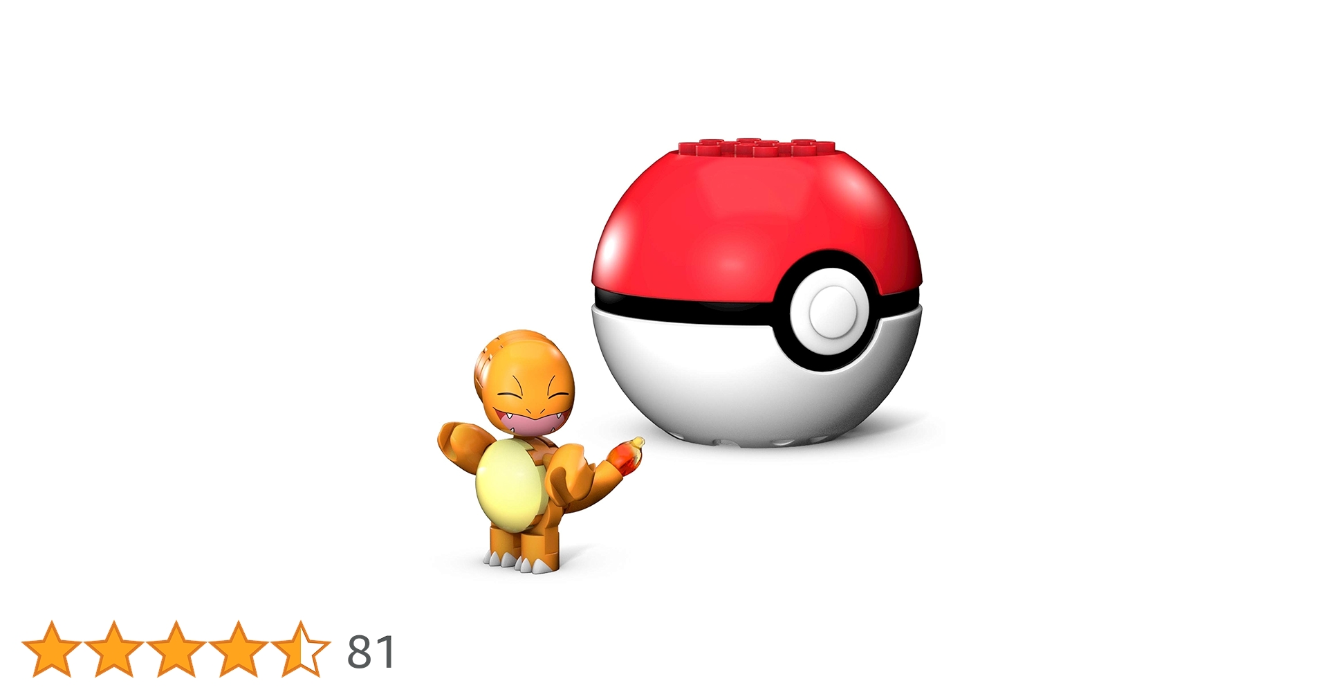 Amazon.co.jp: Mega Construx ポケモン ヒトカゲ サラメシェ